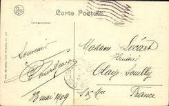 VINTAGE POSTCARD Brussels Public garden of Fine sand