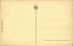 VINTAGE POSTCARD Brussels Laeken the Chinese House Panorama Taken of the Japanese Tower China Clouded Japanese Japan