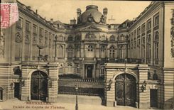 Paladar de Bruselas de la POSTAL de la VENDIMIA de la cuenta de Flandre