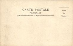 Iglesia de Bruselas de la POSTAL de la VENDIMIA de la arena fina