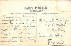 POSTAL Bruselas de la VENDIMIA el museo de artes hermosos