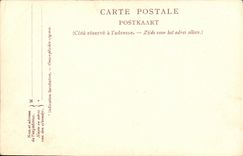 Paladar de Bruselas de la POSTAL de la VENDIMIA del rey y de la entrada del parque