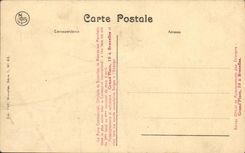 Casa de Bruselas de la POSTAL de la VENDIMIA del rey y casas de lugares grandes