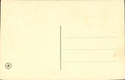 Fuente interior de Bruselas Copur de la POSTAL de la VENDIMIA que simboliza el ayuntamiento de la Mosa