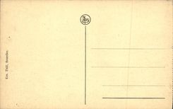 VINTAGE POSTCARD Brussels Italian Garden of the Botanical garden