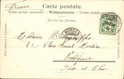 CPA Le Mont Blanc Vu de Morges