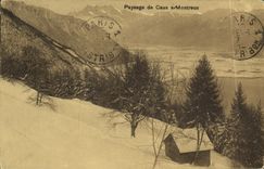 CPA Paysage de Caux s Montreux
