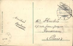 VINTAGE POSTCARD Baden Baden Stephanie Hotel