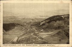 VINTAGE POSTCARD Oberhambach Von der Speierchelder Terralle