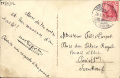 VINTAGE POSTCARD Heimburg amndt Rhein