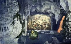 CPA Kgl Schloss Linderhof Blaue grotte