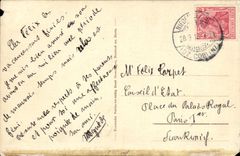VINTAGE POSTCARD Bornhofen amndt Rhein put Ruinen Sternberg Und Liebenstein