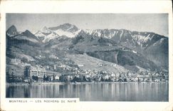 CPA Montreux Les Rochers De Naye
