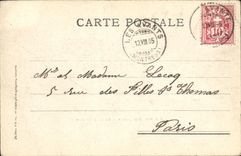 CPA Lac Leman Un Coup de Vent