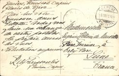 VINTAGE POSTCARD Geneva Monument Brunswick and Mont Blanc