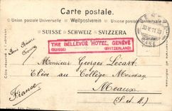VINTAGE POSTCARD Geneva L Ariana