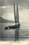 VINTAGE POSTCARD Geneva Boat of the Lake Leman Boat