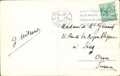 VINTAGE POSTCARD Geneva Quay of Mont Blanc and Vue On the City