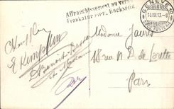 VINTAGE POSTCARD Geneva the Bridge of Mont Blanc and Mont Blanc