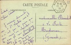 VINTAGE POSTCARD Eglisottes L church