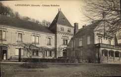 VINTAGE POSTCARD Langoiran Richefort Castle