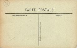 VINTAGE POSTCARD Cubzac the bridges Ruins of the castle of the four Aymon wire