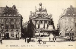 CPA Bordeaux Le Place de la Bourse