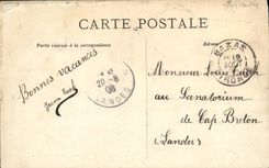 VINTAGE POSTCARD Bazadais Castle D Arbieu