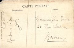 POSTAL Corbie de la VENDIMIA el castillo de la cuenta de San Carlos