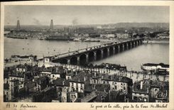 CPA Bordeaux Le pont de la ville pris de la Tour St Michel
