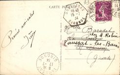 VINTAGE POSTCARD Soulac on Sea L Apse of L Church