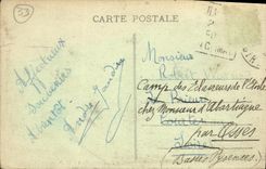 POSTAL Soula de la VENDIMIA en el mar una esquina del taladro