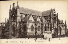 CPA Bordeaux L Eglise Saint Michel