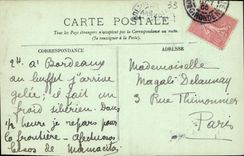 CPA Bordeaux L Eglise Ste Croix Portail