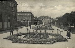 CPA Bordeaux Jardin Public La terrasse