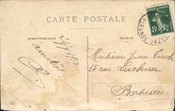 VINTAGE POSTCARD St Andre de Cubzac L Teacher training school Seen from of the Park