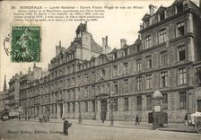 CPA Bordeaux Lycee National Cours Victor Hugo et rue du Mirail