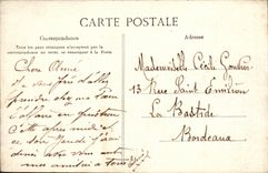 CPA Les Plaisirs de la Caserne Poste de Police Caserne Damesnil Bordeaux TOP Militaria