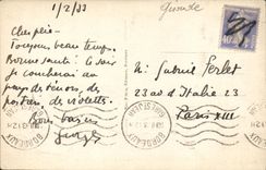 CPA Bordeaux Vue d ensemble prise du Transbordeur Bateau