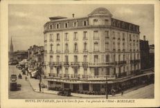 CPA Hotel du Faisan face a la Gare St Jean Vue generale de l Hotel Bordeaux 