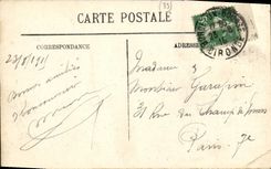 CPA Bordeaux Place Tourny et Rue Fondaudege