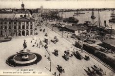CPA Bordeaux Panorama pris de la Douane