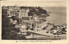 CPA Dinard La Plage le Petit Casino et l Hotel Royal