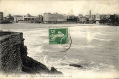 CPA Dinard La Plage de l Ecluse un jour de Tempete