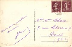 VINTAGE POSTCARD St Malo the Large one and the Small Bey has high tide