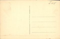 VINTAGE POSTCARD Dimension D Emerald St Malo Tomb of Chateaubriant on Large Be