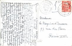 POSTAL MODERNA Renac el castillo de $ La Haya y la parte D riega