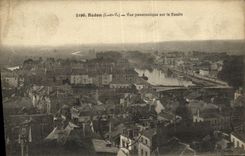 VINTAGE POSTCARD Redon Panoramic View on the Basin