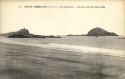 Culombio santo Huevas deers grandes y pequenas de Guimorais de la POSTAL de la VENDIMIA