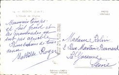 MODERN CARD Redon L Apse of L Church